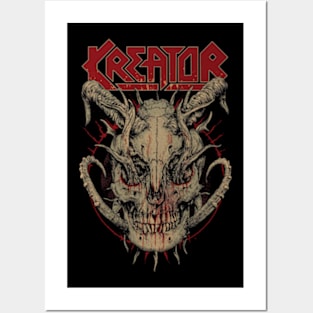 Kreator Band new 2 Posters and Art